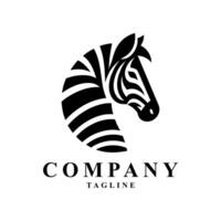 Zebra logo design vector