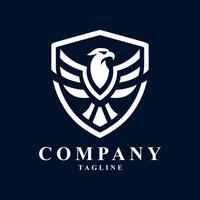 Eagle logo design vector