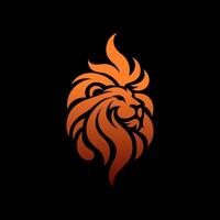 Lion logo design vector