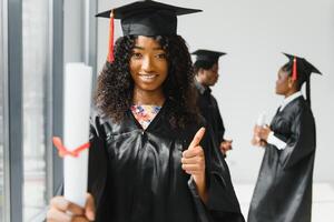 group of african american graduate students photo