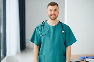 Portrait of a smiling doctor photo