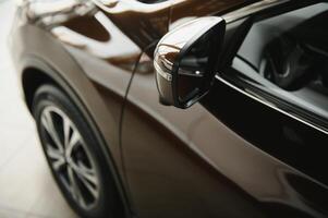 frente ver de un lujo coche foto