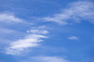 Aerial view of clouds against the blue sky. Space for text photo