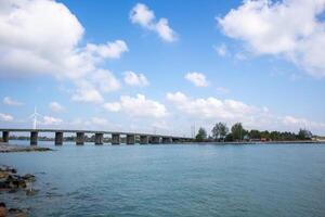 Sea in Phraek Mueang Beach at Nakornsrithammarat, Thailand photo