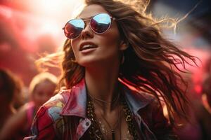 Energetic party vibes, dynamic celebration with music, dance, and joyous moments, essence of lively gatherings and memorable festivities for all to enjoy and cherish corporate event photo