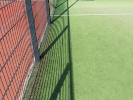 Sports field tennis and paddle court outdoors photo