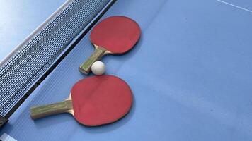 Minimal photos of table tennis