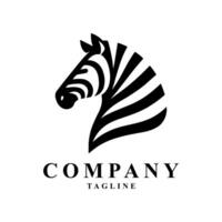 Zebra logo design vector