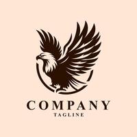 Eagle logo design vector