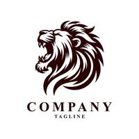 Lion logo design vector