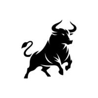 Bull logo design vector