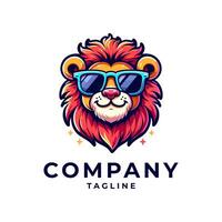 Lion logo design vector