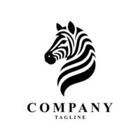 Zebra logo design vector