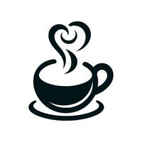 café logo para cafeterías y marcas vector