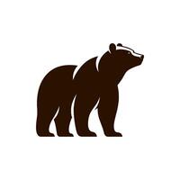 Bear logo design vector