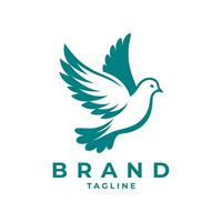 diseño de logotipo de pájaro vector