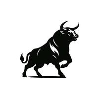 Bull logo design vector