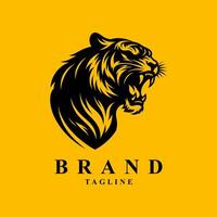 Tiger logo design vector