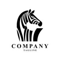 Zebra logo design vector