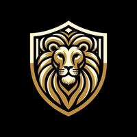 Lion logo design vector