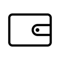 Simple wallet sign. Payment sign. vector