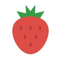 Red strawberry icon. Red fruit. vector