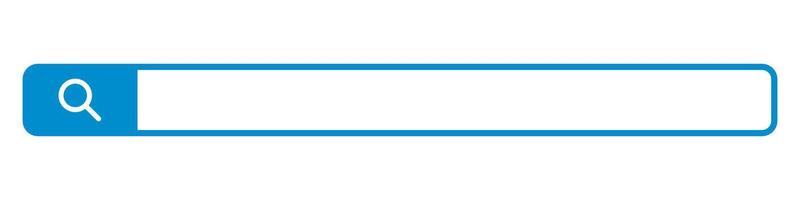 Internet search bar and blank space. vector