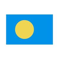 Flag of the Republic of Palau. vector