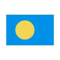 Flag of the Republic of Palau. vector