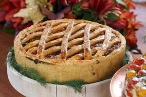 Ratatouille pie, classic French cuisine photo