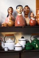 decorative clay dolls, widely used in homes in Minas Gerais photo