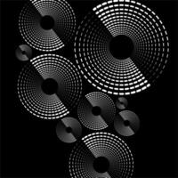 abstract background with circles vector