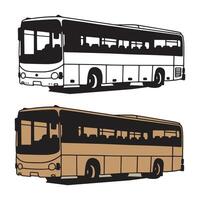 bus car icon vectors illustration symbol design