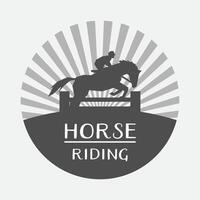 Horse icon logo vector