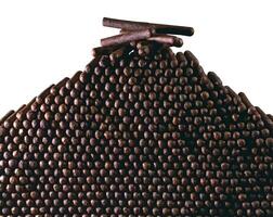 bunch of cuban cigars close up photo