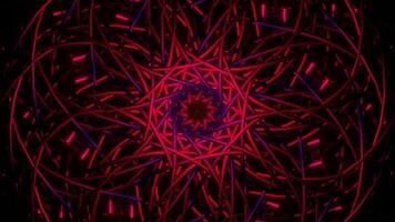 Abstract seamless multicolor psychedelic hypnotic VJ loop background. 3D graphics for music stage transition, shows, retro, hitech. video