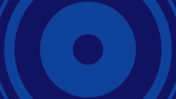 Blue circles abstract motion background video