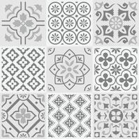 Grey Decorative Tile vector