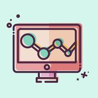 Icon Rating. related to Social Network symbol. MBE style. simple design illustration vector