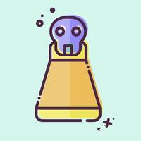 Icon Potion. related to Halloween symbol. MBE style. simple design illustration vector