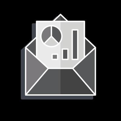 Icon Tax Envelope. related to Finance and Tax symbol. glossy style. simple design illustration