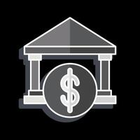 Icon Loan Management. related to Finance and Tax symbol. glossy style. simple design illustration vector