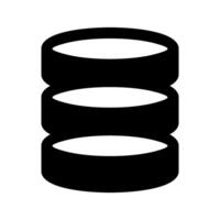 Database Icon Symbol Design Illustration vector