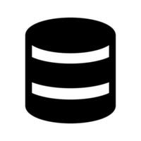 Database Icon Symbol Design Illustration vector