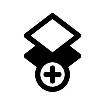 Add Layer Icon Symbol Design Illustration vector