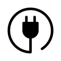 Plug Icon Symbol Design Illustration vector