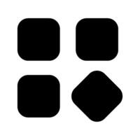 Menu Icon Symbol Design Illustration vector