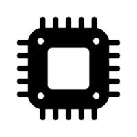 Processor Icon Symbol Design Illustration vector