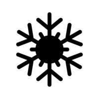 Snow Icon Symbol Design Illustration vector