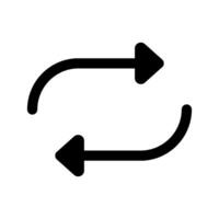 Repeat Icon Symbol Design Illustration vector